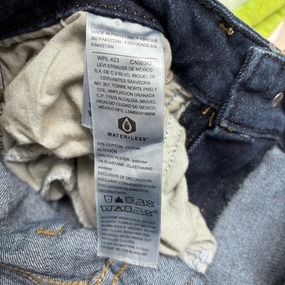 Signature by Levi Strauss Dark Blue Ultra High Rise Jeggings Size 4 - Picture 12 of 15